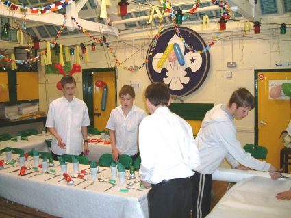 Special Thank You Meal organised by the PLs -  2004
