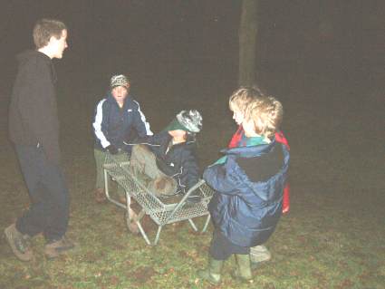 Scouts Run Cub Meeting at Half Term on the Green & in the Woods