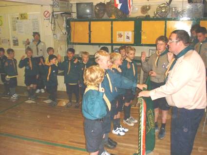 Scout Investiture 21st April 2005