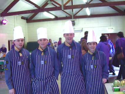 Regional Cooking Competition -  2005 - Pinkneys Green Scouts Represented Maidenhead and Berkshire