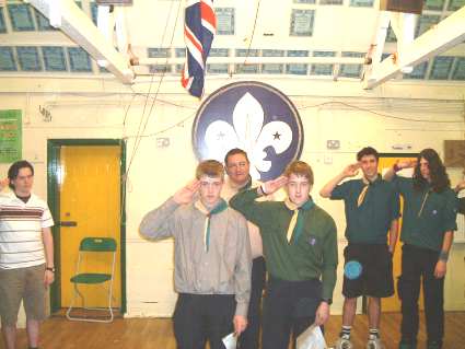 Gold Cheif Scouts Award -  2005 - Pinkneys Green Scouts