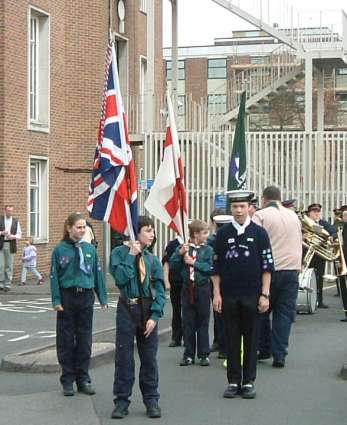 St Georges Day Parade -  2005 - Pinkneys Green Scouts