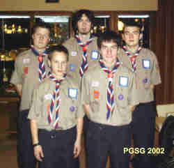Five PG Scouts going to World Jamboree in Thailand